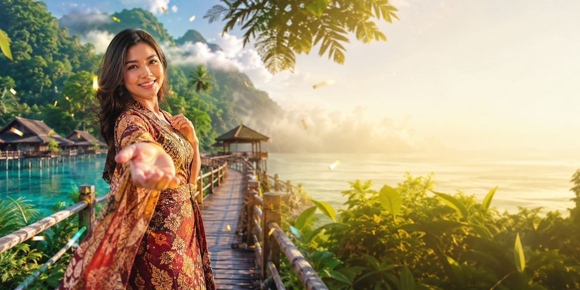 Suasana hiburan kasino bertemakan batik di Sabah, pengalaman tempatan cla45s